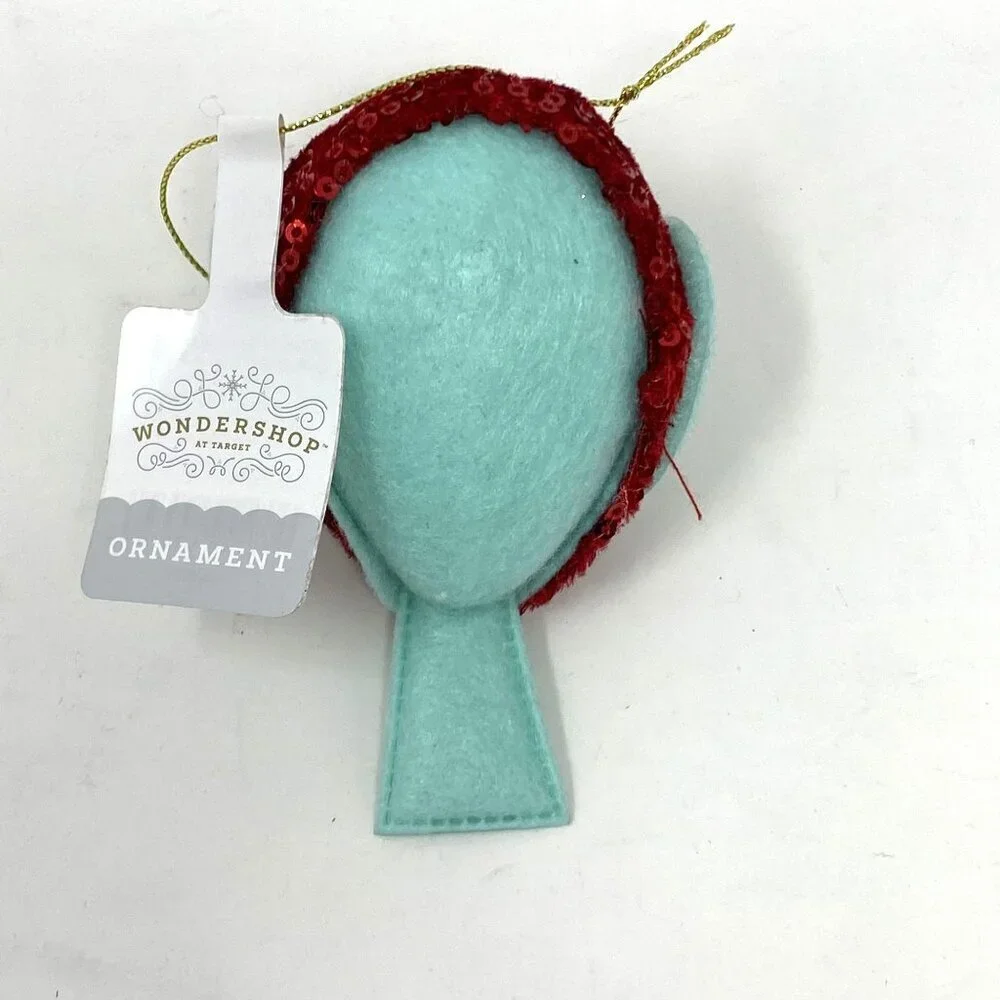 Christmas Fabric Festive Party Featherly Friends™ Tiara Ornament Wondershop™